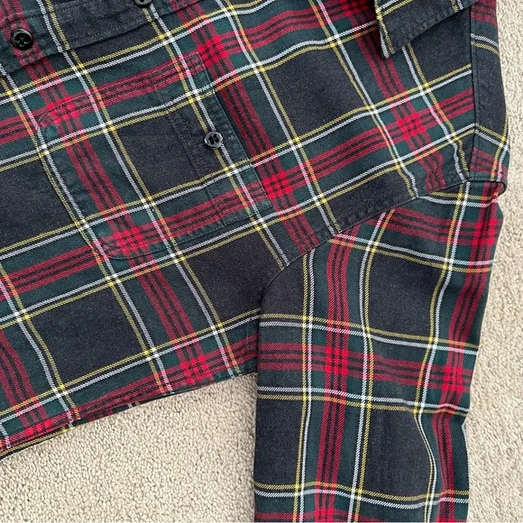 Duplicate Listing J.Crew Charcoal Grey & Red Plaid Long Sleeve Button Down Shirt - Picture 9 of 11